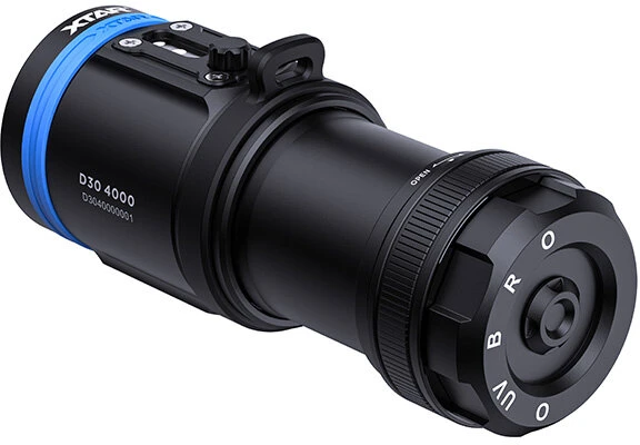 Nardymo Šviesa - Xtar D30 4000 Liumenų Atsparus Vandeniui Žibintuvėlis 100m Panardinamas Mėlyna/Raudona/Balta/UV