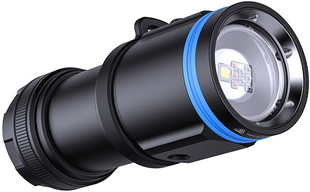 Nardymo Šviesa - Xtar D30 4000 Liumenų Atsparus Vandeniui Žibintuvėlis 100m Panardinamas Mėlyna/Raudona/Balta/UV