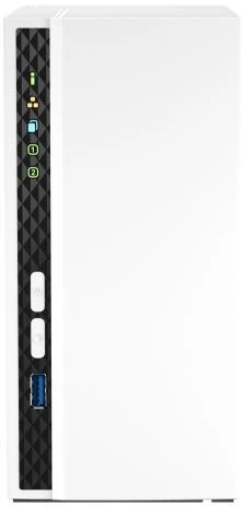 Serveris QNAP | 2 skyrių ARM | TS-233 | Iki 2 SATA 6Gb/s, 3Gb/s | ARM 4 branduolių | Cortex-A55 | Procesoriaus dažnis 2,0 GHz | 2 GB | N/A