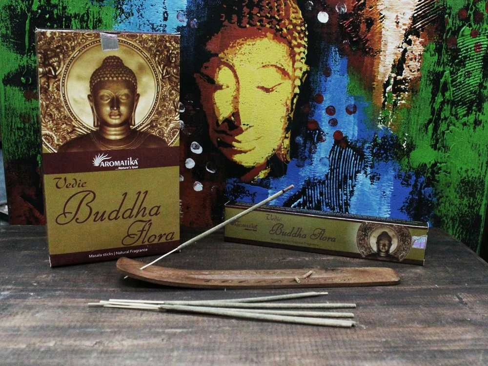 Natūralūs Smilkalai Vedic Buddha Flora Aromatika