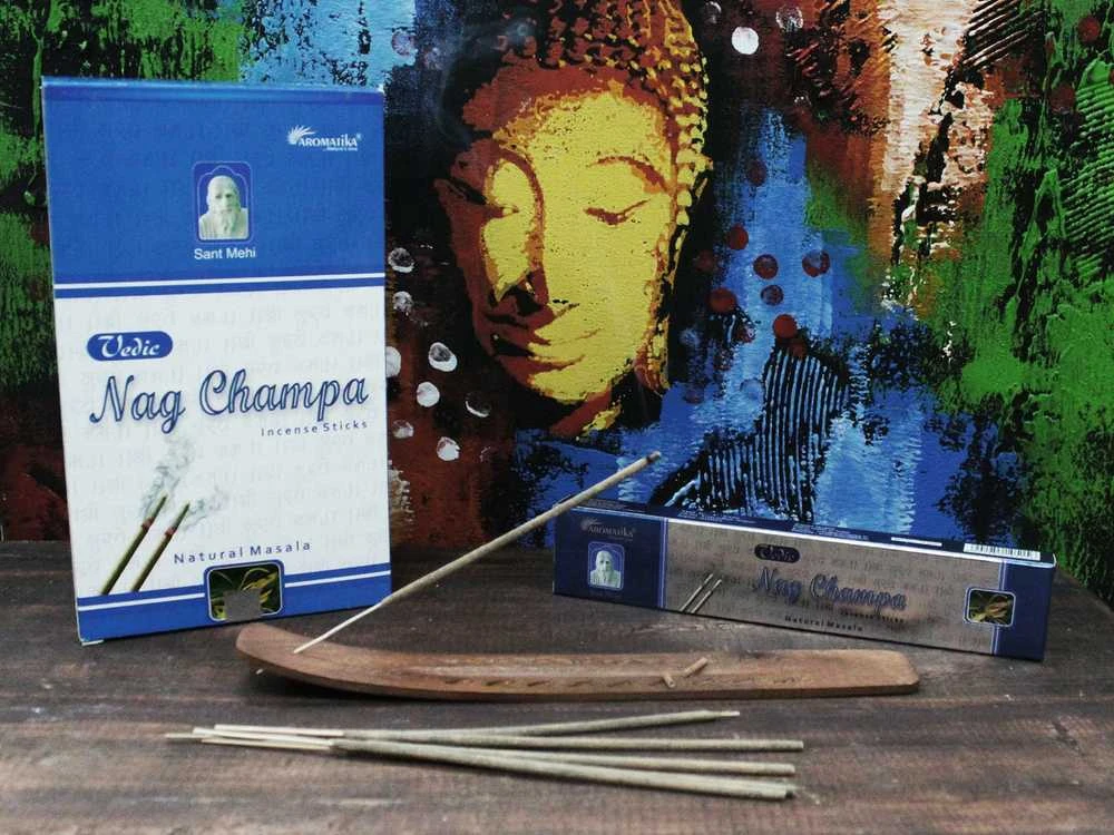 Natūralūs Smilkalai Vedic Nag Champa Aromatika