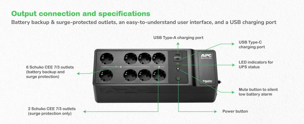 APC Back BE1050G2-GR