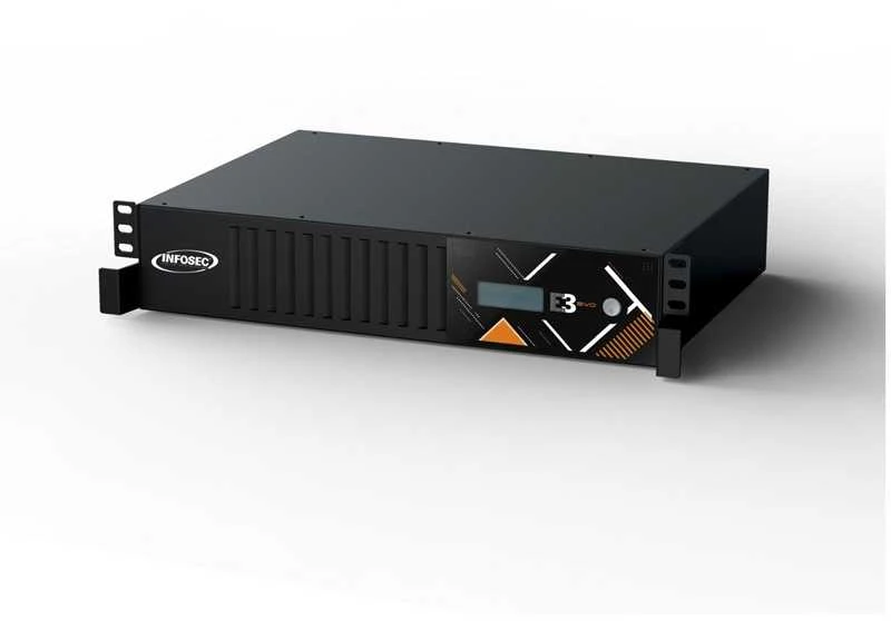 „Infosec E3 Evo“ nepertraukiamo maitinimo šaltinis 1200 RT, 1200 VA, 720 W, 6X C13
