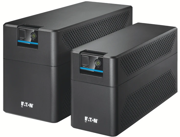 EATON 5E 700 DIN G2 700VA 360W Pritvirtintas įvesties laidas 2 Schuko