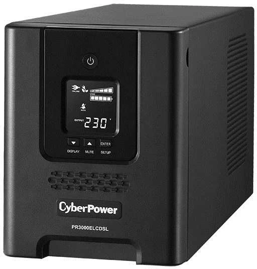 CYBERPOWER PR3000ELCDSL 3000VA/2700W 36M garantija, paruošta VMWARE