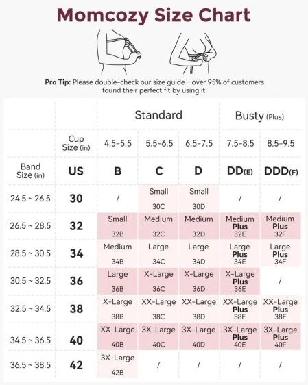 Momcozy YN46 Nursing bra, dydis S Nude