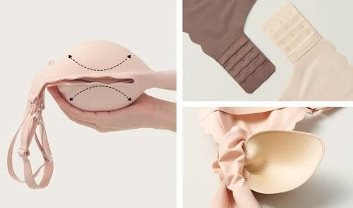 Momcozy YN46 Nursing bra, dydis S Nude