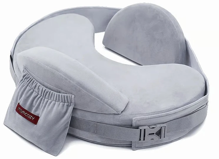 MOMCOZY EXCLUSIVE MEMORY FOAM MAITINIMO PAGALVĖ, Pilkas