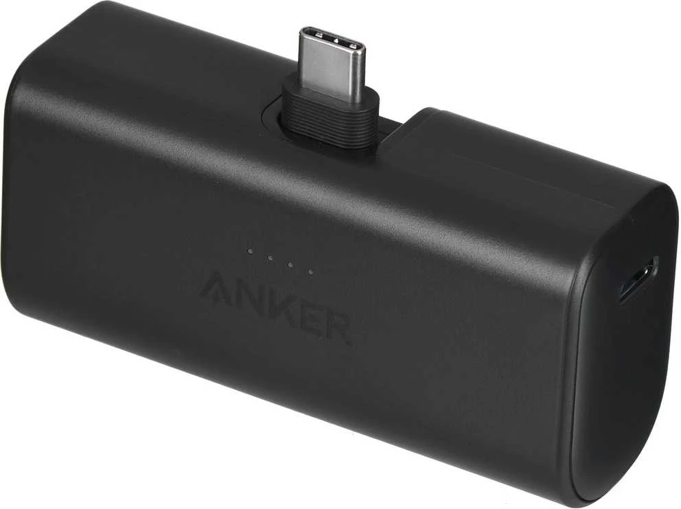 Anker Nano Power Bank Integruotas su USB-C jungtimi | A1653H11 | 5000 mAh | Juodas