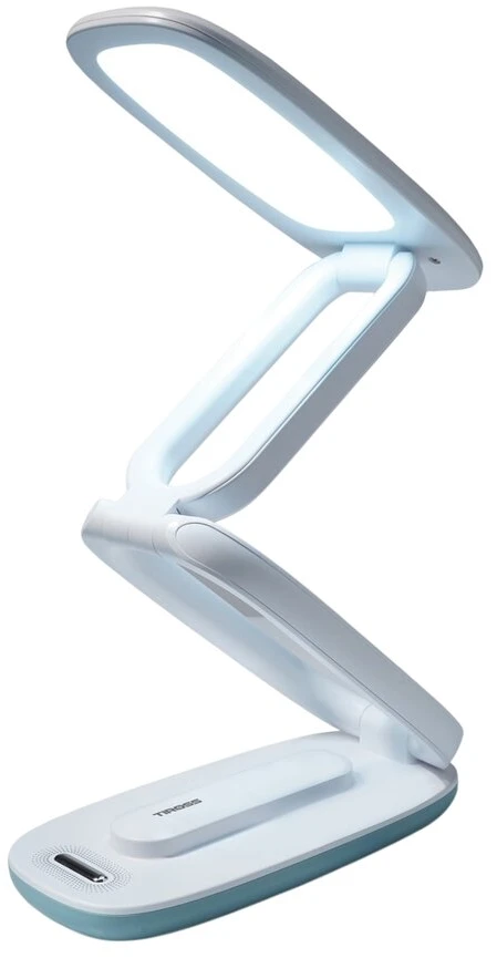 Nešiojama LED Lempa - Tiross TS-2234, 2000mAh Baterija, USB-C Įkrovimas, Sulankstomas Dizainas, Balta