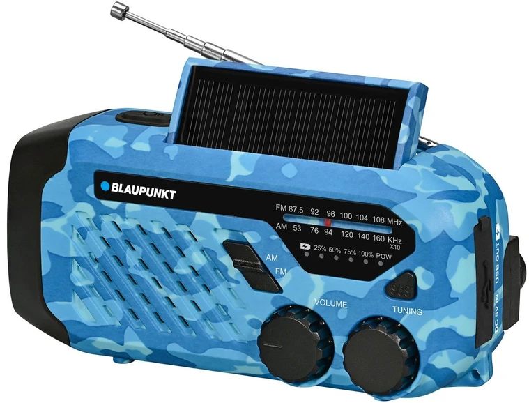 Alarm radio BLAUPUNKT ER10BC, mėlynas camo