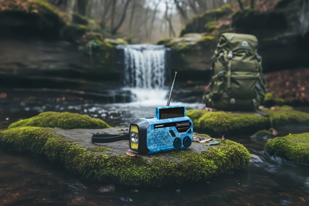 Alarm radio BLAUPUNKT ER10BC, mėlynas camo