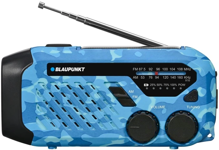 Alarm radio BLAUPUNKT ER10BC, mėlynas camo