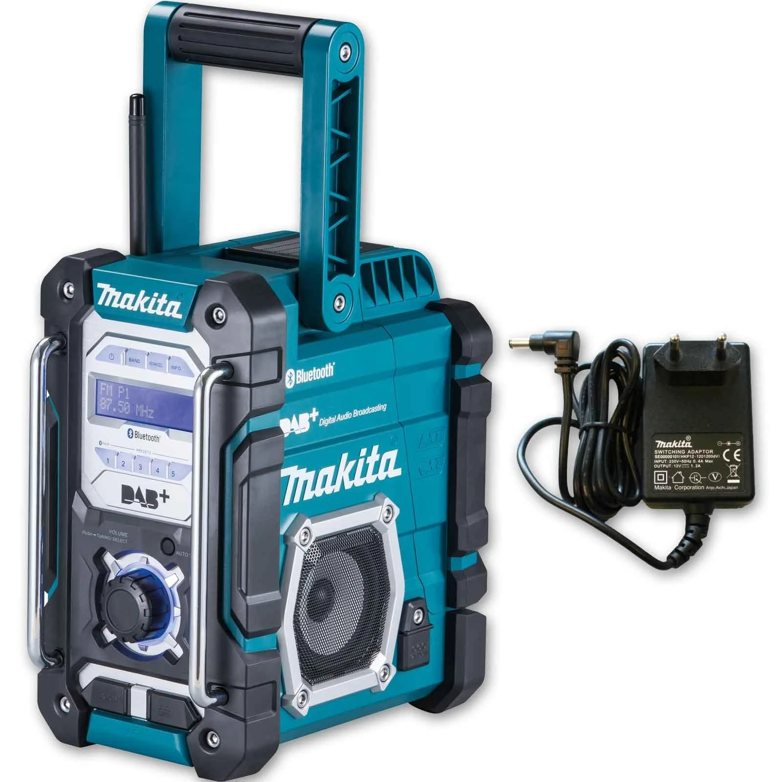 Makita Darbo vietos radijas DMR112 DAB+, Bluetooth 