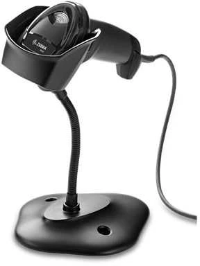 Nešiojamas Brūkšninių Kodų Skaitytuvas - Zebra DS2208 1D/2D LED Juodas