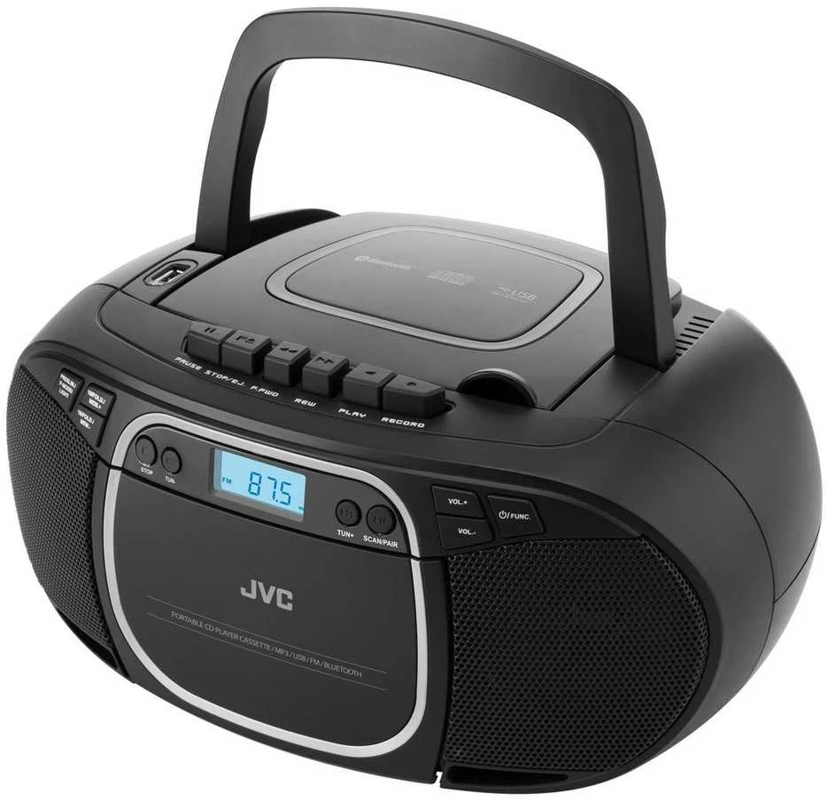 Nešiojamas CD Grotuvas - JVC RC-E451B MP3 Bluetooth Juodas