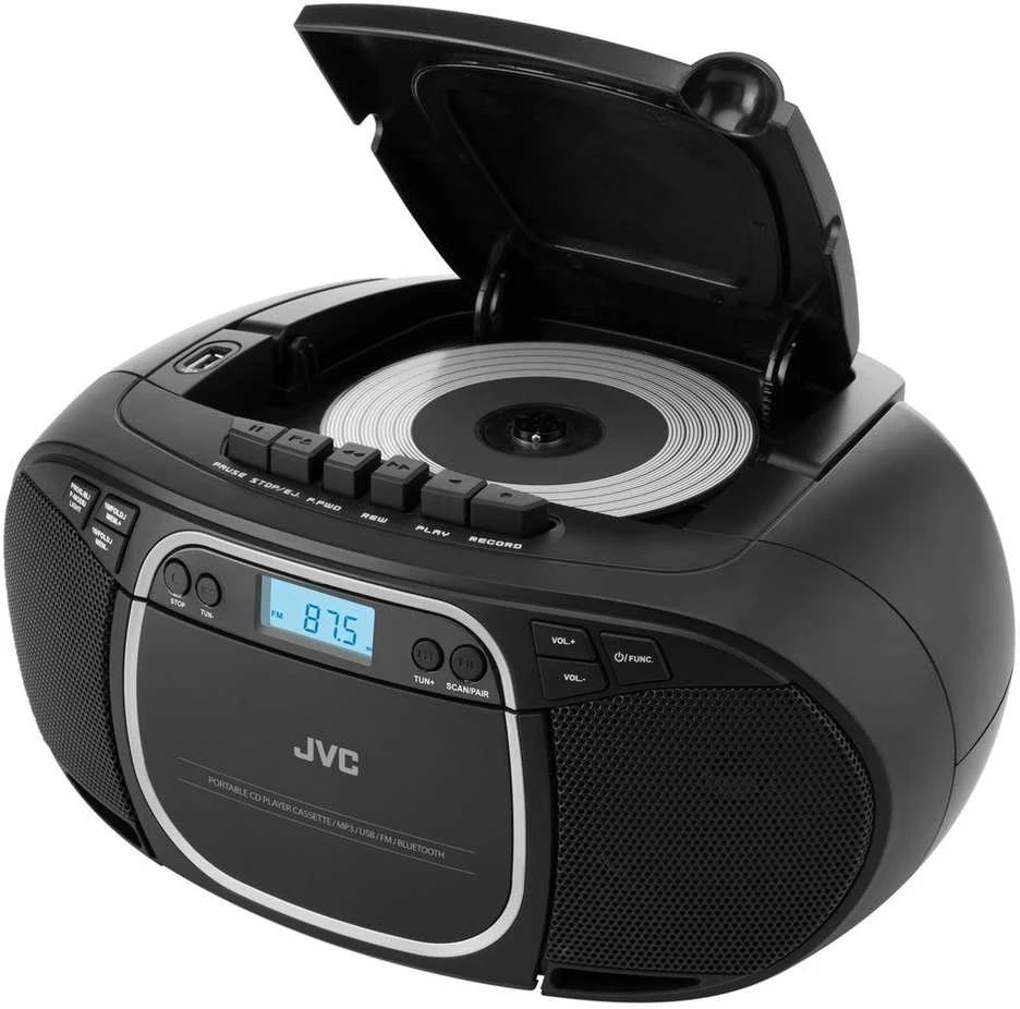 Nešiojamas CD Grotuvas - JVC RC-E451B MP3 Bluetooth Juodas