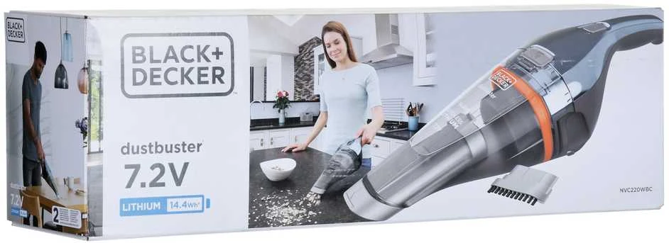 Dulkių siurblys Black & Decker Juodas & Decker NVC220WBC handheld vacuum Mėlyna, Chrome Bagless