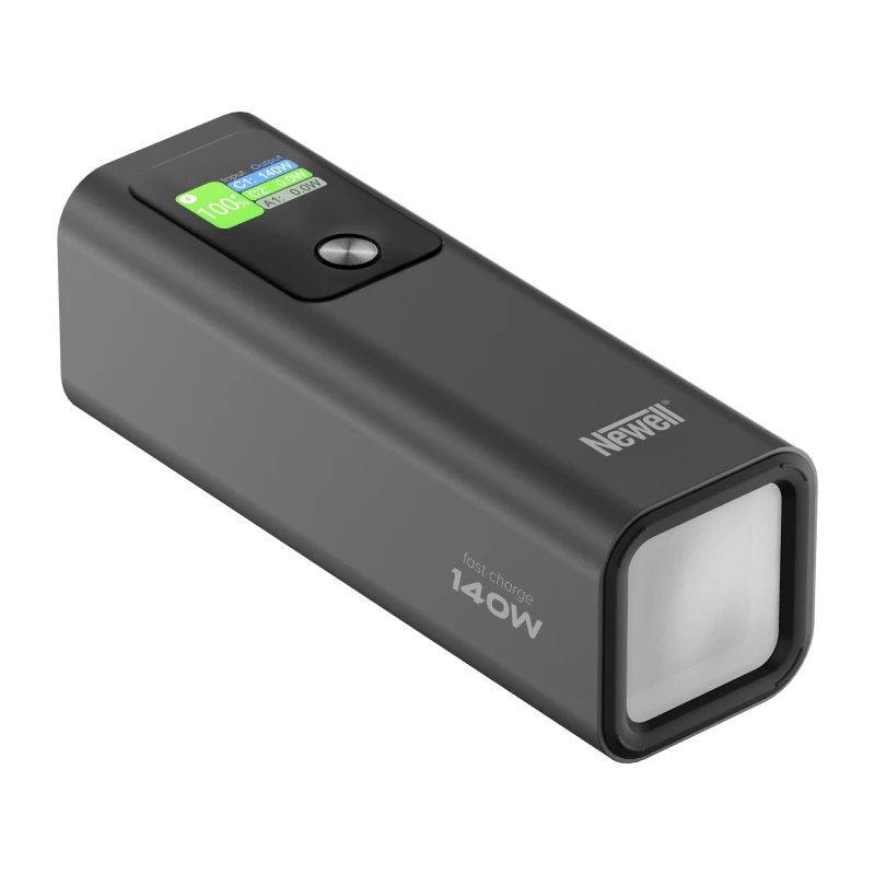 Nešiojamas Energijos Bankas - Newell Vayu 27000 mAh PD 140 W Greitas Įkrovimas, 3 Prievadai, Juoda