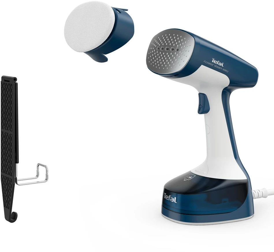 TEFAL Hand Travel Steamer | DT7130 | Handheld | 1400 W | 0.15 L | 25 g/min | Mėlyna/Baltas