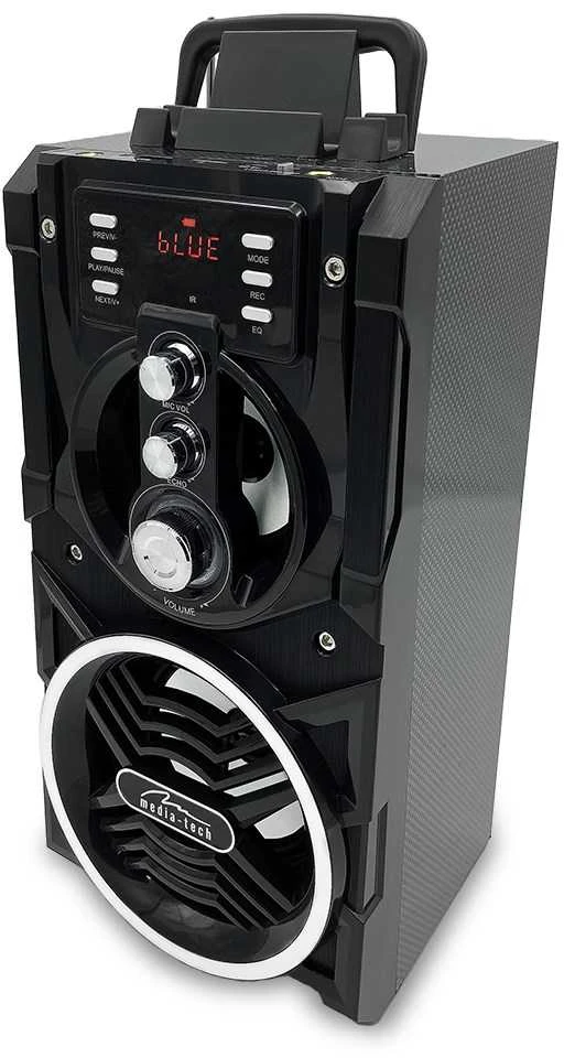 Media-Tech MT3150 Nešiojama Bluetooth garsiakalbio sistema MediaTech Partybox BT su karaoke funkcija