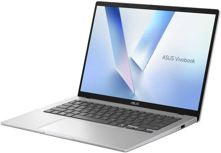 Nešiojamas kompiuteris ASUS Vivobook 14-M1407GA-LY012W Ryzen AI 7-445 14.0" WUXGA IPS lygio 60Hz 300nits AG 16GB DDR5 SSD512 Cam1080 42WHrs Win11 Vėsus Sidabrinis