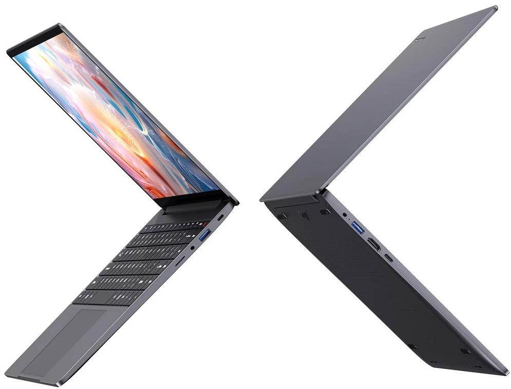 Chuwi Corebook X CWI570-P-K3 i3-1220P 14" QHD 16GB 512GB SSD Bluetooth Juodas Windows 11 Pro Pilkas
