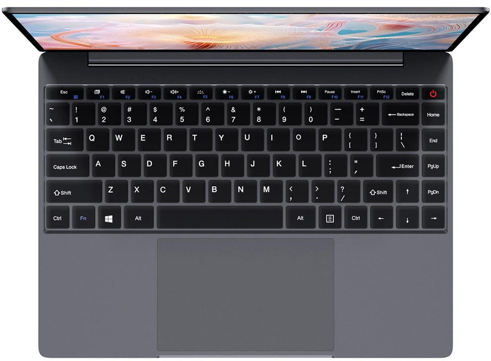 Chuwi Corebook X CWI570-P-K3 i3-1220P 14" QHD 16GB 512GB SSD Bluetooth Juodas Windows 11 Pro Pilkas