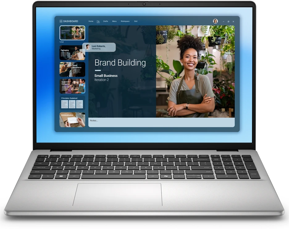 Nešiojamas kompiuteris Dell 16 DC16251/ C7-150U/16GB/1TB SSD/16" FHD+/Nvidia MX 570A/FgrPr/WLAN + BT/Backlit Kb/W11 Pro/3yrs Prosupport