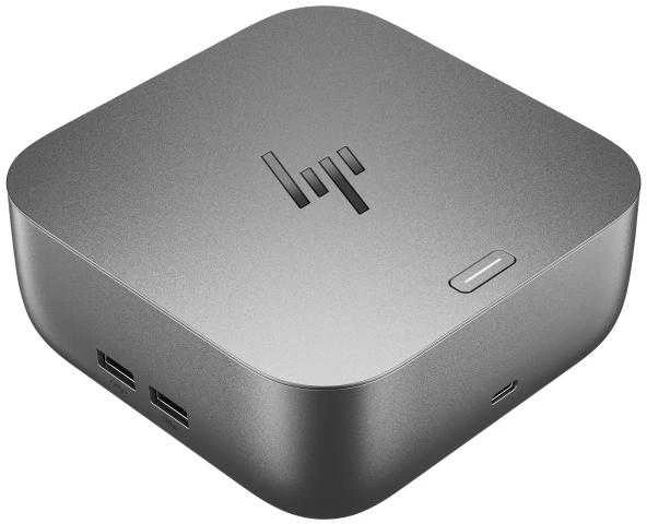 HP „Thunderbolt 4 Ultra Dock G6“ 280 W su kombinuotu kabeliu - 5x USB-A, 2x USB-C, 1x USB-C „Thunderbolt 4“, 2x DisplayPort, 1x HDMI, 1x RJ-45, „Meteor Sidabrinis“, 3 metai