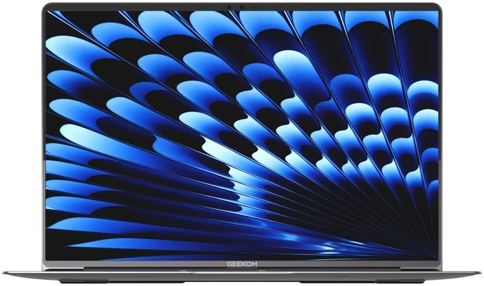 Nešiojamas kompiuteris - GEEKOM GeekBook X14 Pro | Core Ultra 9-185H | 32 GB | 1 TB | 14 col. | Wi‑Fi 6E | Win11 Pro | titano pilka