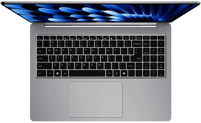 Nešiojamas kompiuteris - GEEKOM GeekBook X16 Pro | Core Ultra 5 125U | 16 GB | 500 GB SSD | 16" | Wi‑Fi 6E | Win11 | Titano pilka