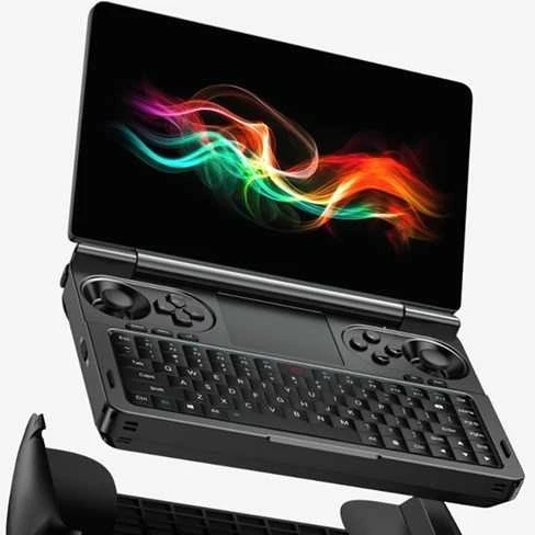 GPD WIN Mini nešiojamas kompiuteris, atviras korpusas