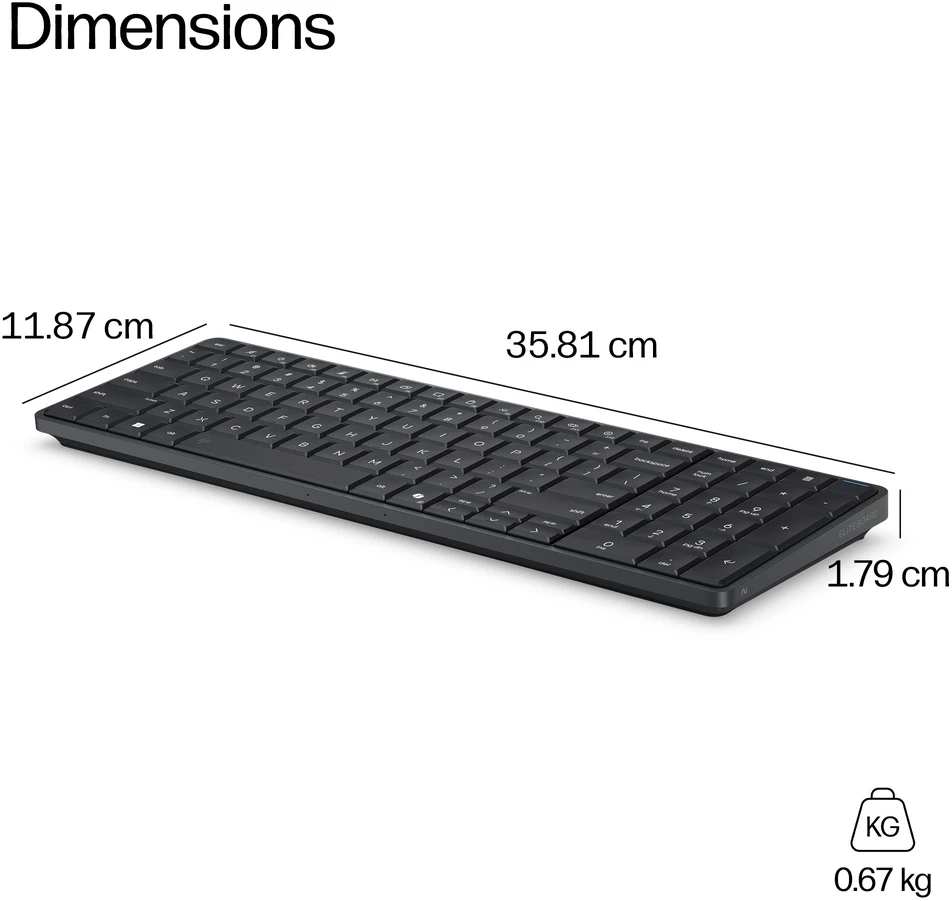 Stacionarus kompiuteris HP EliteBoard G1a AI - Ryzen 5 340, 16GB, 512GB SSD, WiFi & BT, FPR, US Backlit Spill Resistant keyboard, 675M pelė, 32Wh, Win 11 Pro, 3 Years