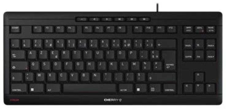 Klaviatūra - Cherry STREAM Klaviatūra TKL USB Žirklinis Jungiklis Kompaktiška Juoda