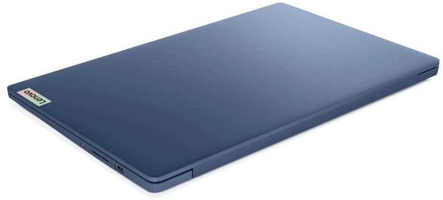 Lenovo IdeaPad Slim 3 uždarytas melsvas korpusas