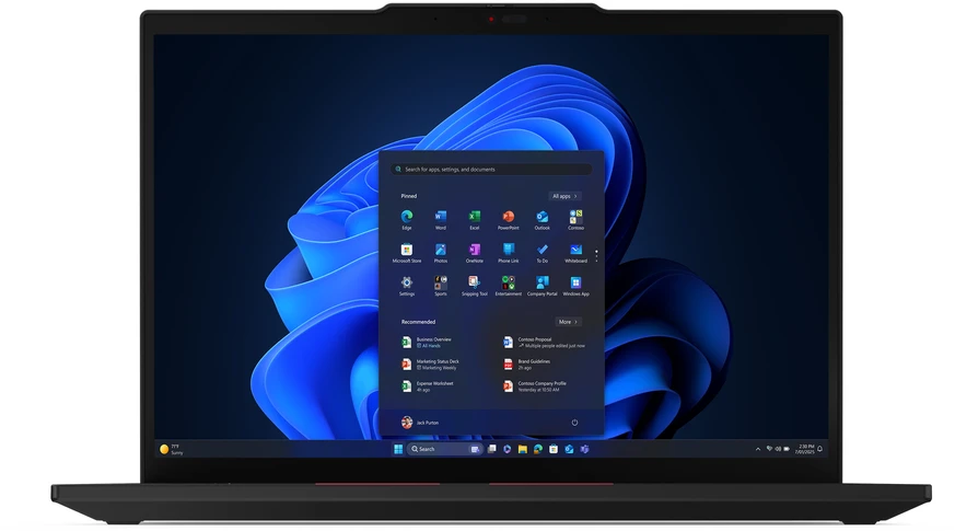 Nešiojamas kompiuteris Lenovo ThinkPad T14 Gen 6 Core™ Ultra 5 225U 256GB SSD 16GB 14" (1920x1200) WIN11 Pro Juodas FP Reader,1YW
