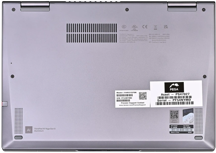 Nešiojamas kompiuteris Lenovo ThinkPad X1 Yoga G8 i7-1365U 14" WUXGA 16GB 512GB SSD QWERTY klaviatūra + Italian characters Windows 11 Pro (REPACK) 2Y New Repack/Repacked (Pažeista pakuotė)