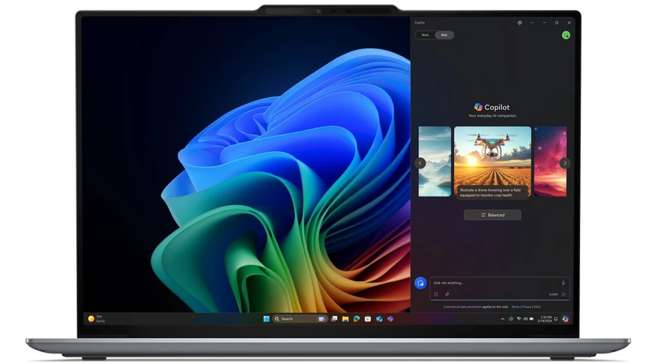 Lenovo ThinkPad X9-15 Gen 1 Copilot+ PC Intel Core Ultra 5 228V Nešiojamas kompiuteris 38.9 cm (15.3") 2.8K 32 GB LPDDR5x-SDRAM 512 GB SSD Wi-Fi 7 (802.11be) Windows 11 Pro English Pilkas