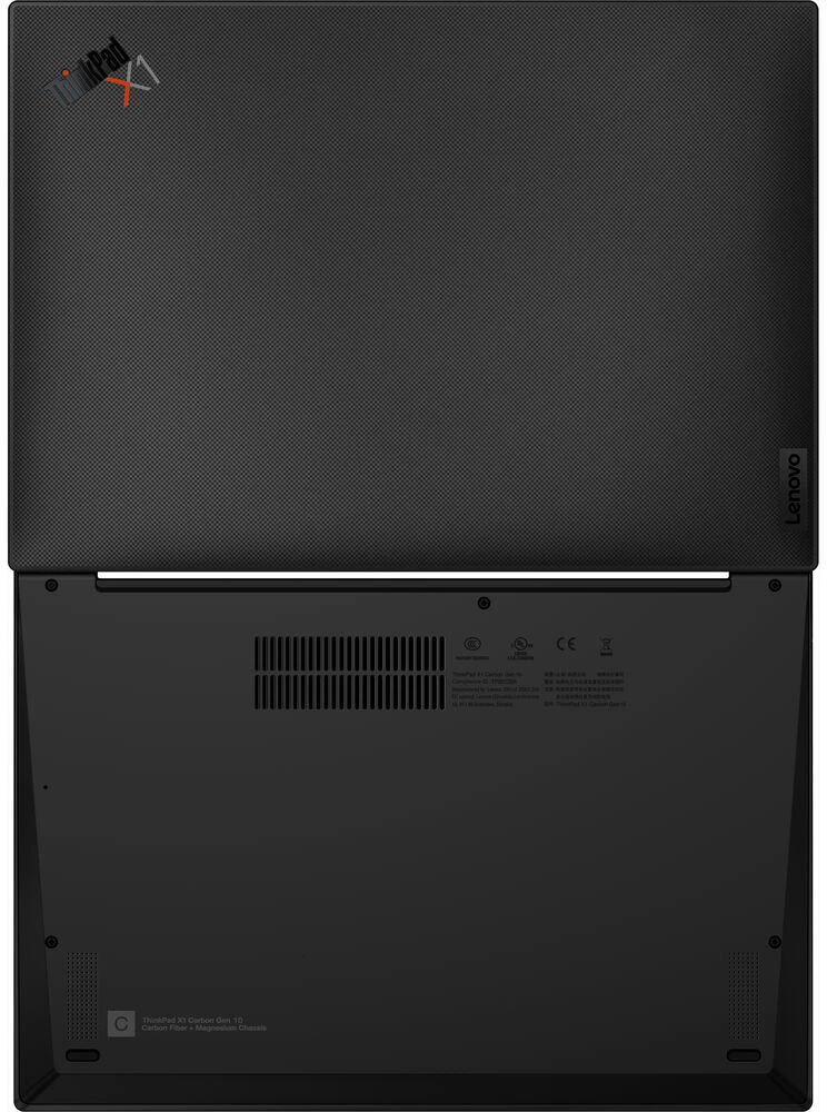 Nešiojamas kompiuteris Lenovo X1 Carbon G10; Intel® Core™ i7-1255U procesorius (10C/12T 3.5 - 4.7 GHz, 12MB) | 16GB LPDDR5 | 512GB M.2 SSD | 14.0” FHD+ IPS AG Eyesafe® | Intel® Iris® Xe | Intel® Wi-Fi® 6E AX211 + BT 5.2 | TB4 | Windows 11 PRO/Renew
