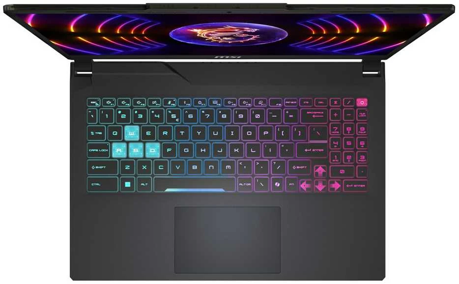 Nešiojamas kompiuteris - MSI Cyborg 15 A13VE-1613XPL | i5-13420H | 16GB | SSD512 | 15.6" FHD 144Hz | RTX 4050 6GB | NoOS | Juoda (Atnaujinta)