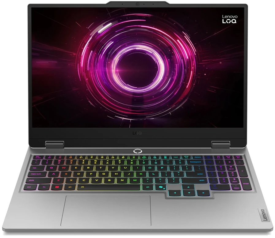 Lenovo LOQ 15AHP10 Ryzen 7 250 15,6" FHD IPS 300 nitų 144Hz AG 16GB DDR5 5600 512GB SSD GeForce RTX 5050 8GB 5,0MP kamera 60Wh Windows 11 Luna pilkas