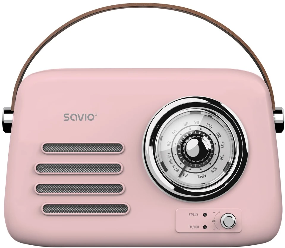 SAVIO RS-03 Portable radio, pink