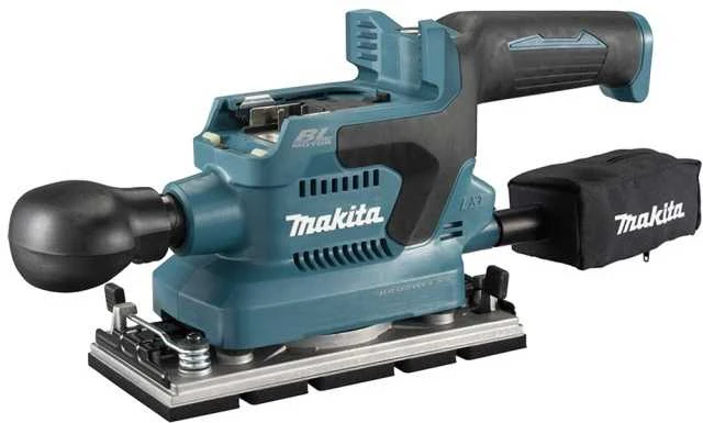 Makita DBO380Z Akumuliatorinis vibracinis šlifuoklis 18V, 93X185mm, Be akumuliatorių ir kroviklio!
