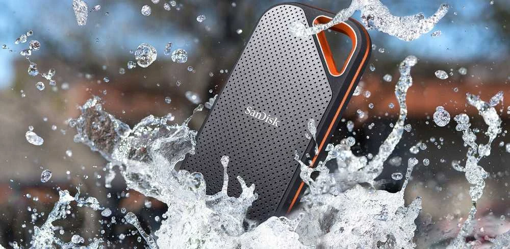 Išorinis kietasis diskas SanDisk Extreme PRO 1TB SSD, Juodos/Oranžinės spalvos