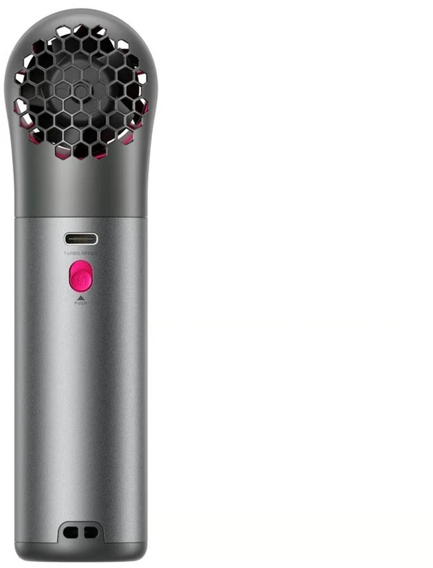 Ventiliatorius AECOOLY Aero Ultra High-Speed Handheld Fan, Pilkas-Violetinė