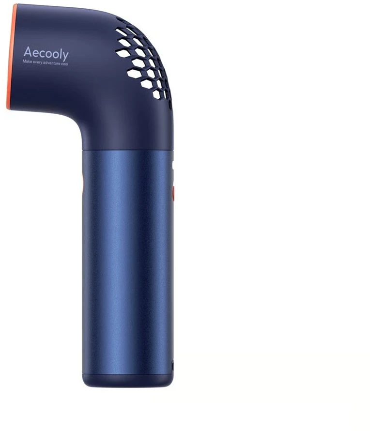 Ventiliatorius AECOOLY Aero Ultra – High-Speed Handheld Fan, Mėlyna-Oranžinis