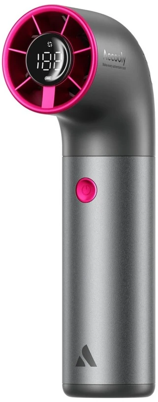 Ventiliatorius AECOOLY Aero Ultra High-Speed Handheld Fan, Pilkas-Violetinė