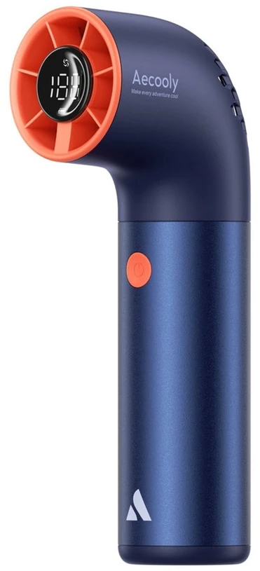 Ventiliatorius AECOOLY Aero Ultra – High-Speed Handheld Fan, Mėlyna-Oranžinis