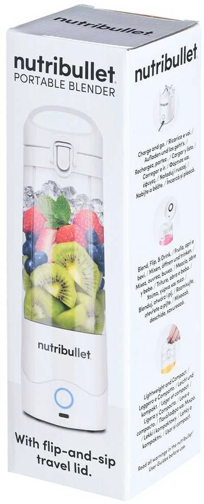 Nutribullet Sport Maišytuvas | NBP003W | Portable | Jar material Tritan | Jar capacity 0.475 L | Baltas